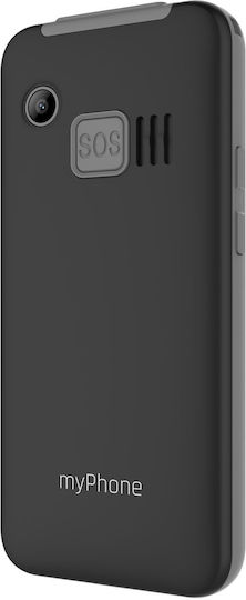 MyPhone Halo 3 Dual SIM Κινητό με Μεγάλα Κουμπιά (Αγγλικό) Μαύρο