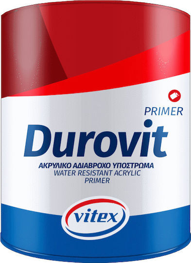 Vitex Durovit Pool Ground Pad Transparent Acrylic Solvent Backing Transparent Suitable for Plasterboard / Masonry 15lt