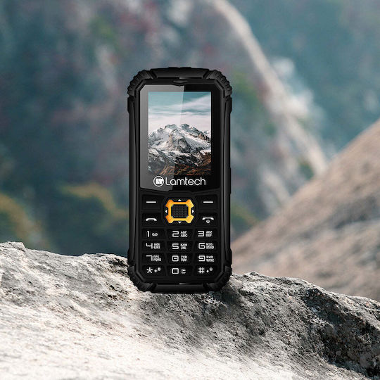 Lamtech LAM114543 Dual SIM Ανθεκτικό Κινητό με Κουμπιά Μαύρο