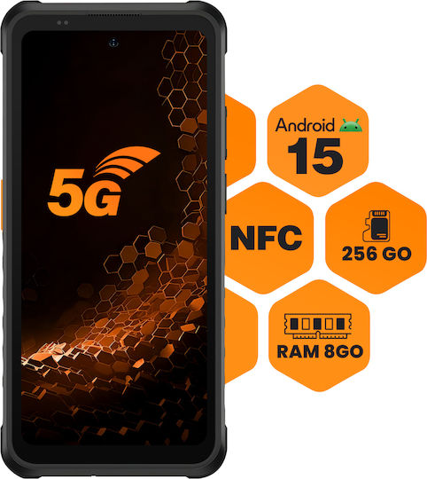 Hammer Iron 6 Dual SIM (8/256GB) Ανθεκτικό Smartphone Μαύρο