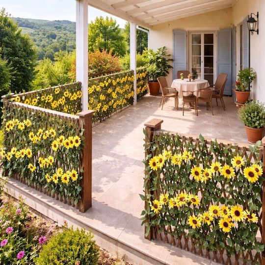 Folding Bamboo Garden Pergola Sunflower Design 120cm Galifas 6748243 Galifas Folding Bamboo Garden Pergola Sunflower Design 120cm Galifas 6748243 Galifas