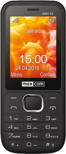 MaxCom MM 142L Dual-SIM Handy mit Tasten Schwarz