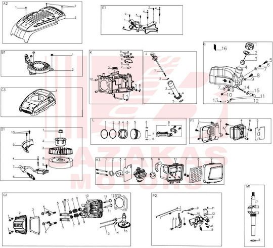 Hyundai LM 651 H/SP Autopropulsată Mașină de tuns iarba Benzină 6hp/173cc
