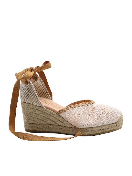 Sommer Damenplattformen Beige