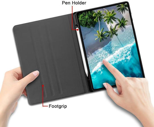Θήκη Flip Cover Pen Slot Samsung Galaxy A11 Plus Tab A9 Plus Lotus Charm