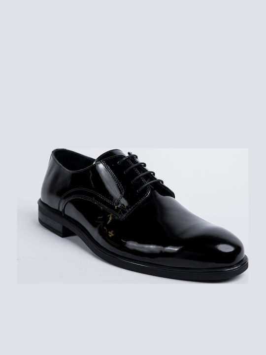 Pantofi Eleganți Bărbătești Din Piele Negri