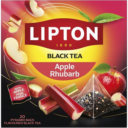 Lipton Black Tea Lipton Apple Rhubarb 20 Pyramids