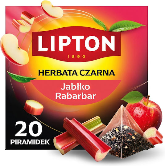 Lipton Black Tea Lipton Apple Rhubarb 20 Pyramids