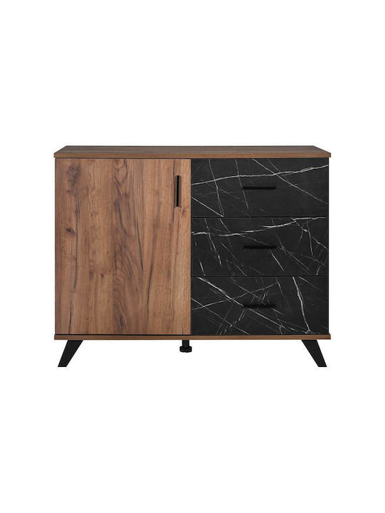 Wooden Bedroom Chest of Drawers 106x40x84cm