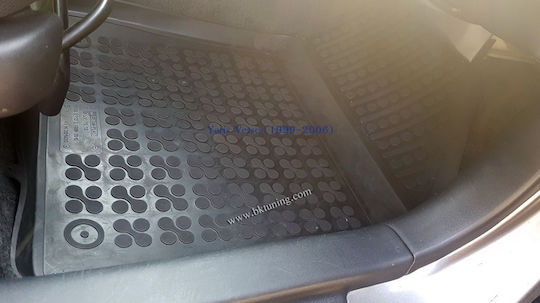 Sahler Car Mats Raised Sides 3D Rubber Toyota Yaris 2005-2011 Urban Cruiser 2009+ Raised Sides Type Black 3 Pieces
