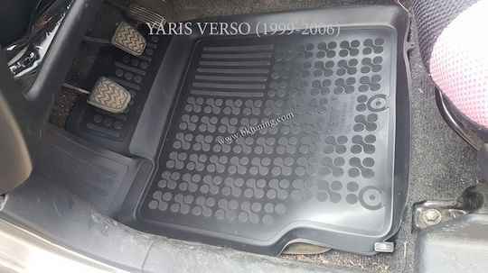 Sahler Car Mats Raised Sides 3D Rubber Toyota Verso S 2010+ Raised Sides Type Black 3 Pieces