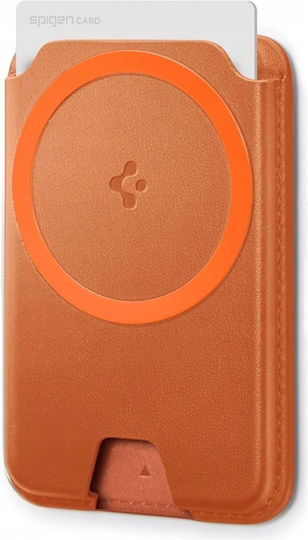 Spigen MagSafe Θήκη Καρτών Valentinus Magfit+ Metallic Orange