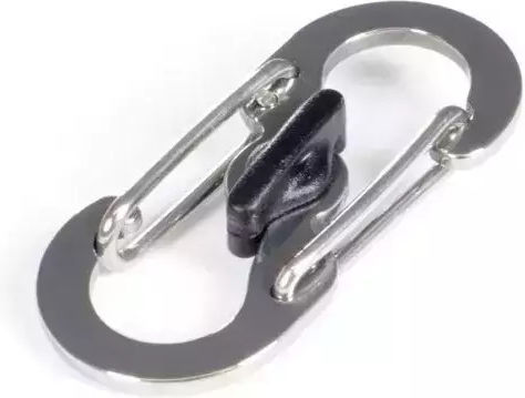Carabinier Tip S Origin Outdoors cu Blocare 2 Bucăți