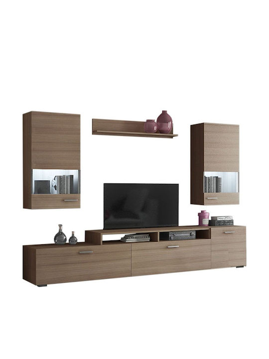 Wohnzimmer TV-Einheit N27 Braune M225xB45cm