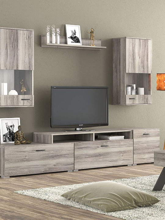 Wohnzimmer TV-Einheit N27 Braune M225xB45cm