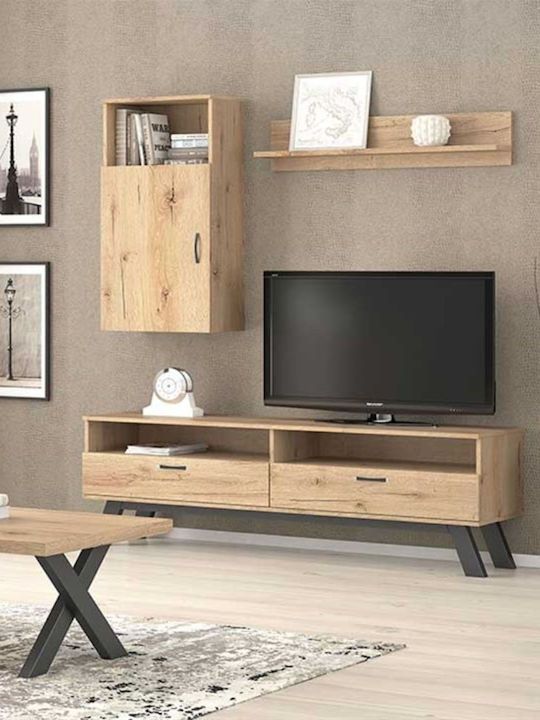 Bibliotecă Living N32 Maro L150xL44.5xÎnălțime200cm