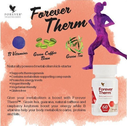 Forever Living Therm Συμπλήρωμα για την Ενίσχυση του Ανοσοποιητικού 60 ταμπλέτες