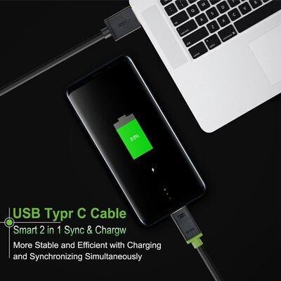 Cabletime USB 2.0 Кабел USB-C Мъжки - USB-A Черен 2m CT-U32-CMAMG-B2