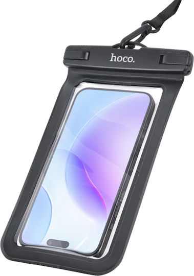 Hoco Double Lock Водоустойчив Калъф До 7.2" Черен BAG30