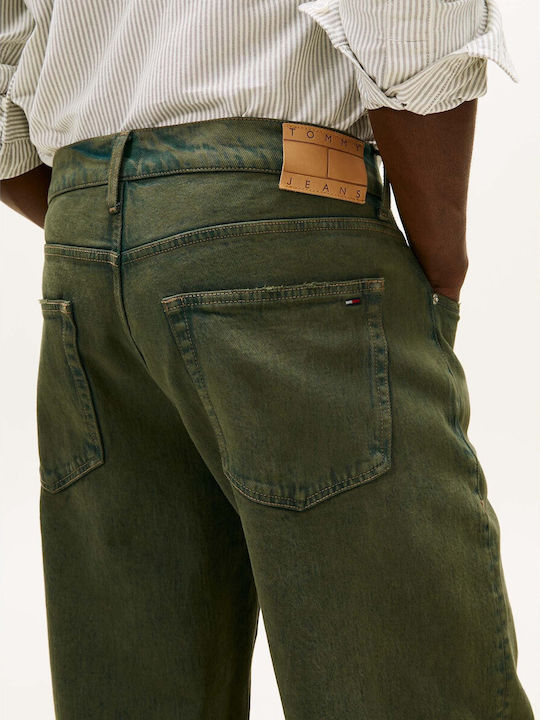 Men's Jeans Pants Relaxed Fit Green