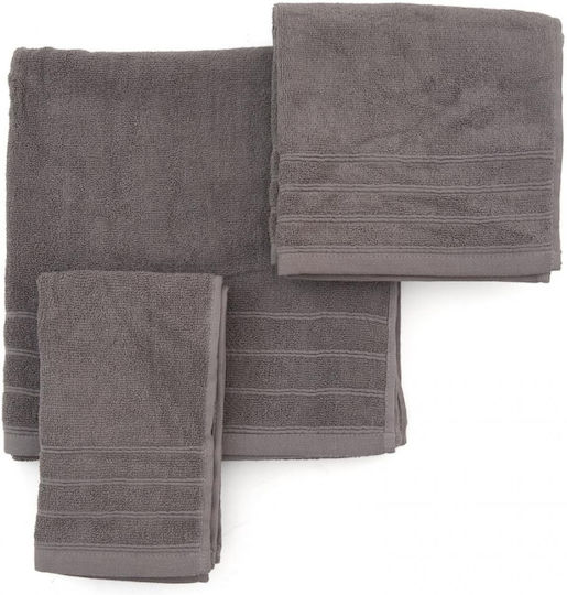 Heinner Handtuch 30x50cm Grau