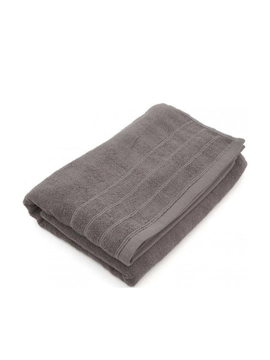 Heinner Ravelia Badetuch 70x140cm Graue Körperhandtuch mit 500g/m²