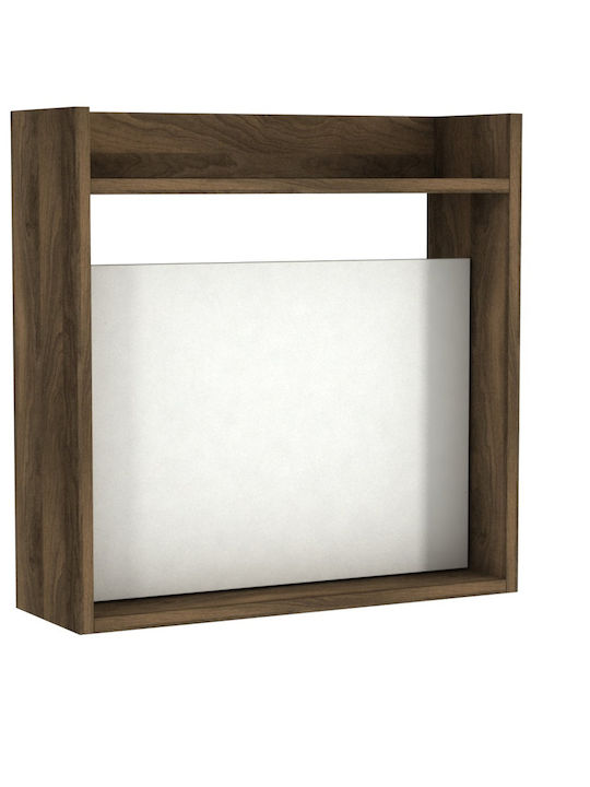 Бюро Wall Fold Дървено Бяло 60x19.6x60см