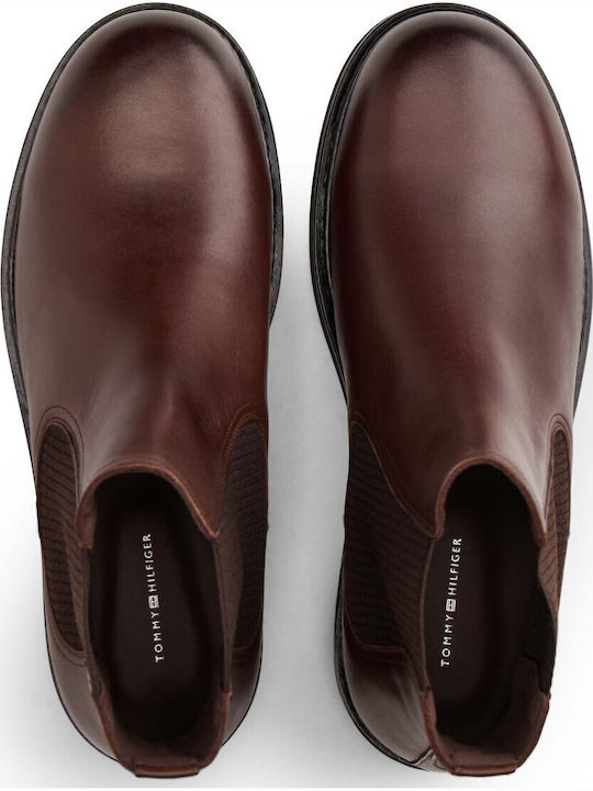 Leather Brown Chelsea Boots