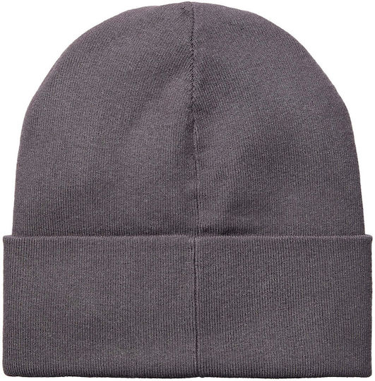 Patch Beanie Unisex Шапка Плетена В Сив Цвят