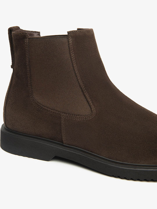 Brown Leather Men's Boots
