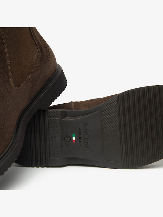 Brown Leather Men's Boots