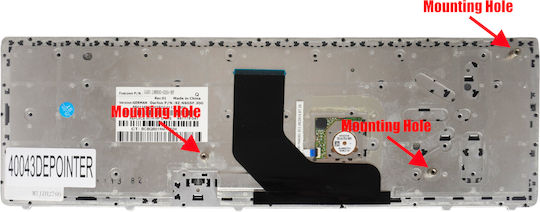 German Laptop Keyboard HP Elitebook 8560p 8570p 8560b 8760w 8770w Probook 6560p 6560b 6565b 6570b 6567b 6575b V118878cs2 701987-041 641180-041 DE With Pointer Black Code 40043depointer