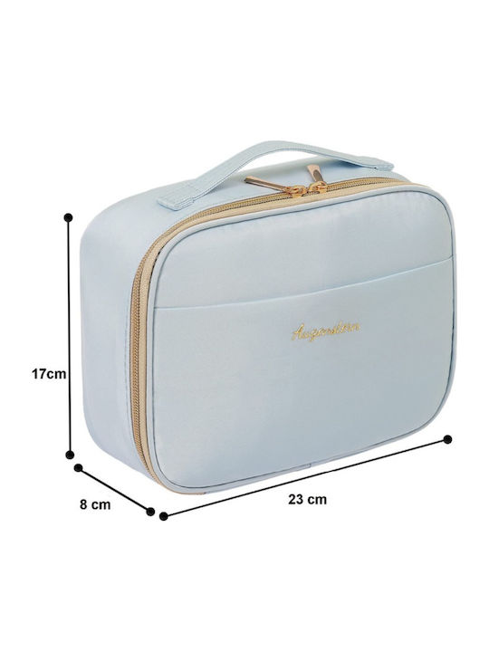 Roza Νεσεσέρ Καλλυντικών Ταξιδιού 23x17x8cm – Organizer Καλλυντικών Θήκες & Φερμουάρ Μπλε