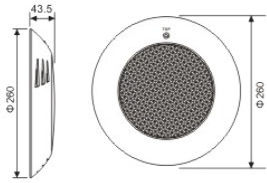 Oxygon Pool Spotlight with Multicolour (RGB) Light 105.01.61