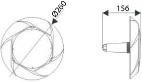 Oxygon Φωτιστικό Πισίνας με Ψυχρό Λευκό Φως 105.01.88