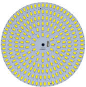 Oxygon Flat Φωτιστικό Πισίνας με Πολύχρωμο (RGB) Φως 105.01.41