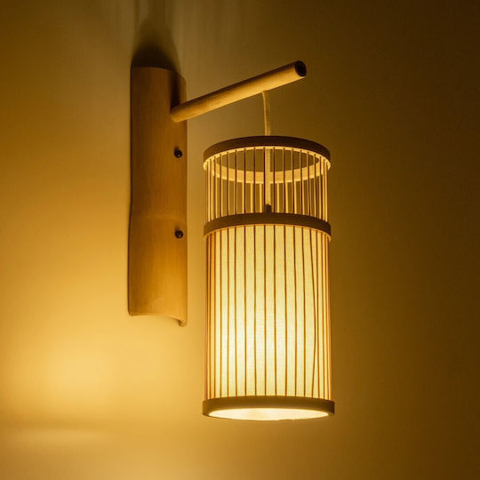 GloboStar Wall Lamp Beige 28x50cm GloboStar Wall Lamp Beige 28x50cm