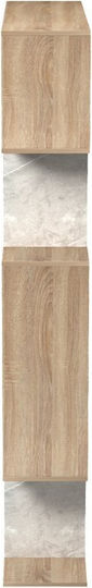 Mito Bücherregal Beige Marmor 108.5x25x161cm