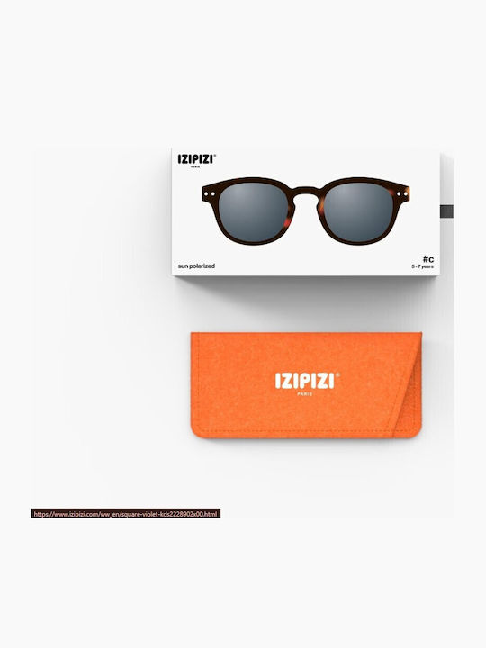 Izipizi Kids Sunglasses with Polarized Brown Lens for 5-7 Years