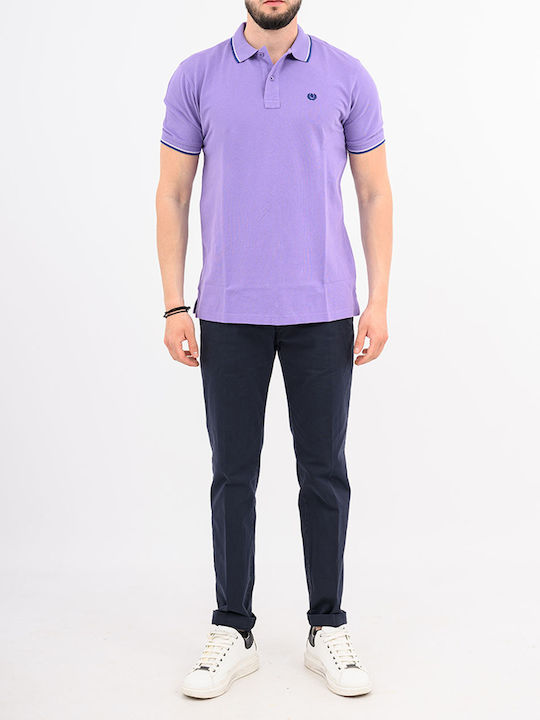 Polo Short Sleeve Blouse Lilac