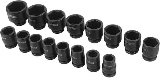 Kraft & Dele Ratchet With 3\4" Socket Set 21 Pieces