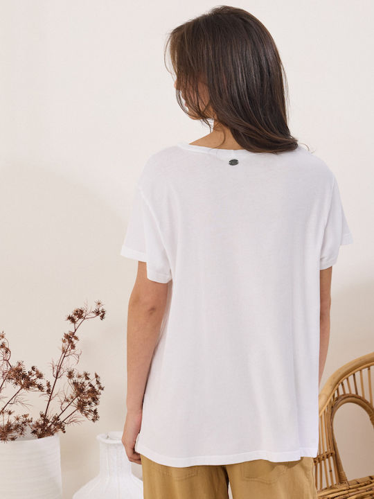 Damen T-Shirt Weiß