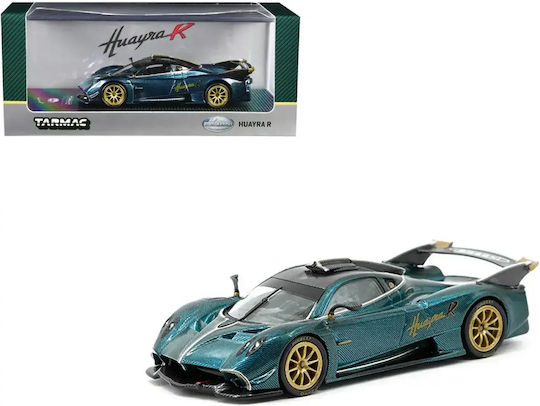 Model Mașină Pagani Huayra Turcoaz Fibra De Carbon Scara 1:64 Tarmac Works