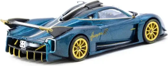 Model Mașină Pagani Huayra Turcoaz Fibra De Carbon Scara 1:64 Tarmac Works