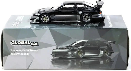 Model Mașină Toyota Sprinter Trueno Ae86 Widebody Negru 1:64 Tarmac Works
