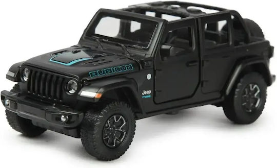 Jeep Wrangler Rubicon 4xe Black Diecast Car 1:32 Scale