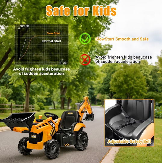 Kids Ride-On Motorbike Licensed Electric 12 Volt Yellow