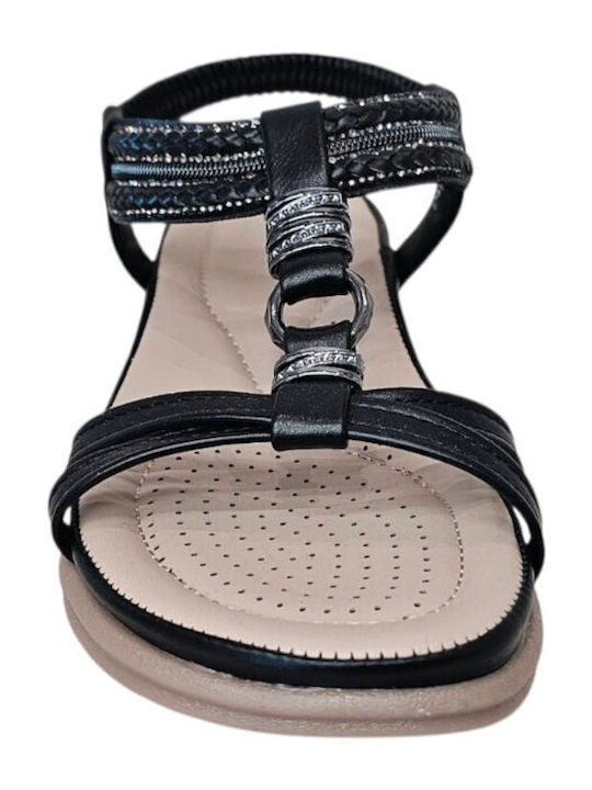 Women's Flat Sandals Black