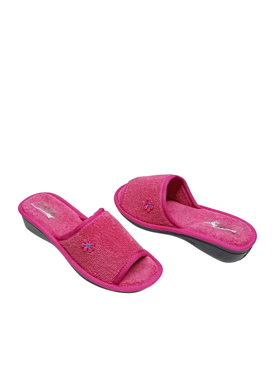 Papuci Pentru Femei De Iarnă Din Prosop Fuchsia