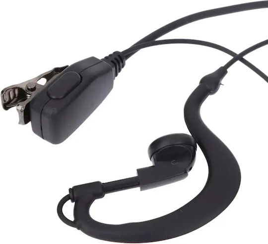 Professional Long Spiral Handsfree Micro Earpiece Ptt Lapel 2 Pin Two-Way Radios Transceivers Baofeng-original 8pcs Tc-406